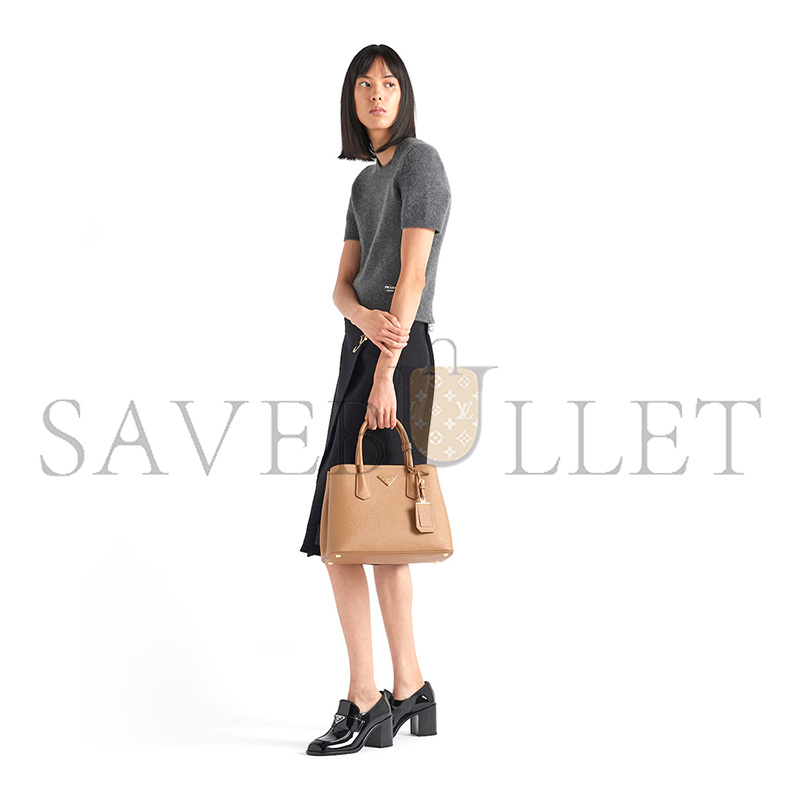 PRADA MEDIUM PRADA DOUBLE SAFFIANO LEATHER BAG 1BG887 (33*25*14.5cm)